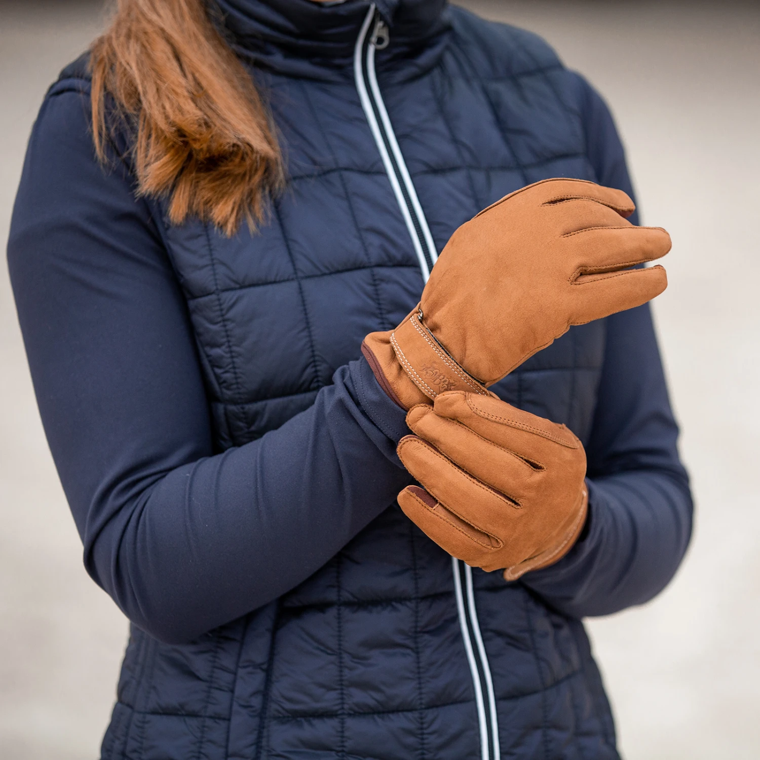 B Vertigo Thermo Leder Reithandschuhe 13 B Vertigo Thermo Leder Reithandschuhe - Image 11