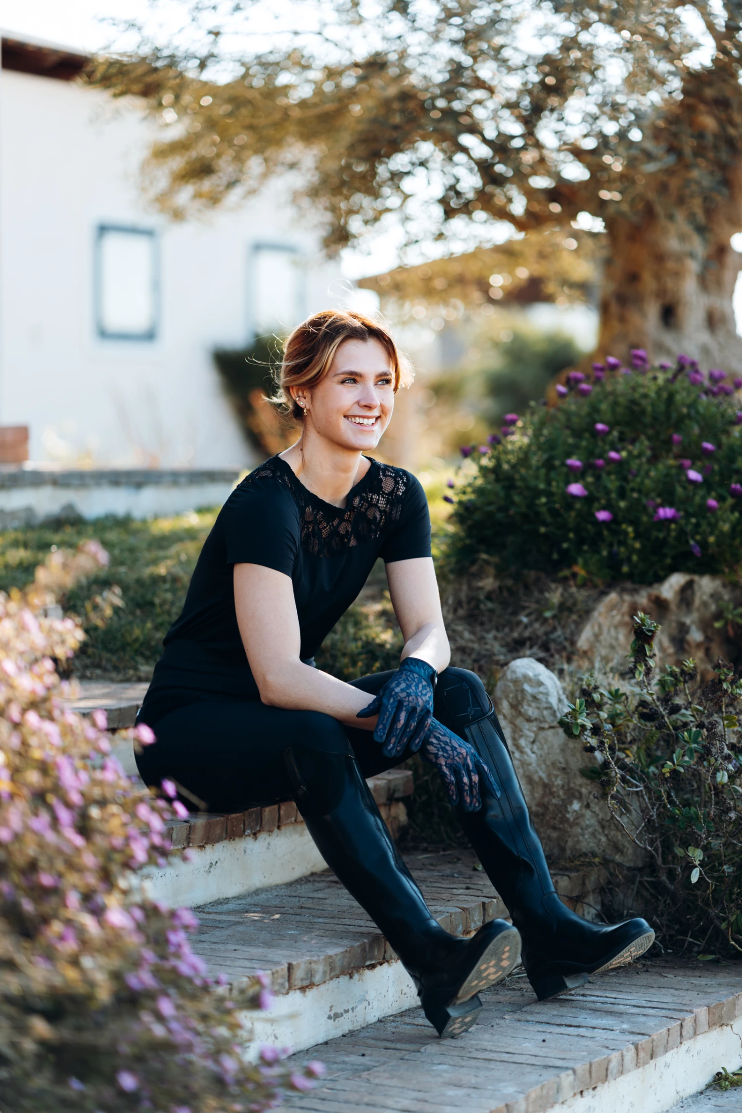 B Vertigo Damen Reithandschuhe Mit Spitze 13 B Vertigo Damen Reithandschuhe Mit Spitze - Image 11