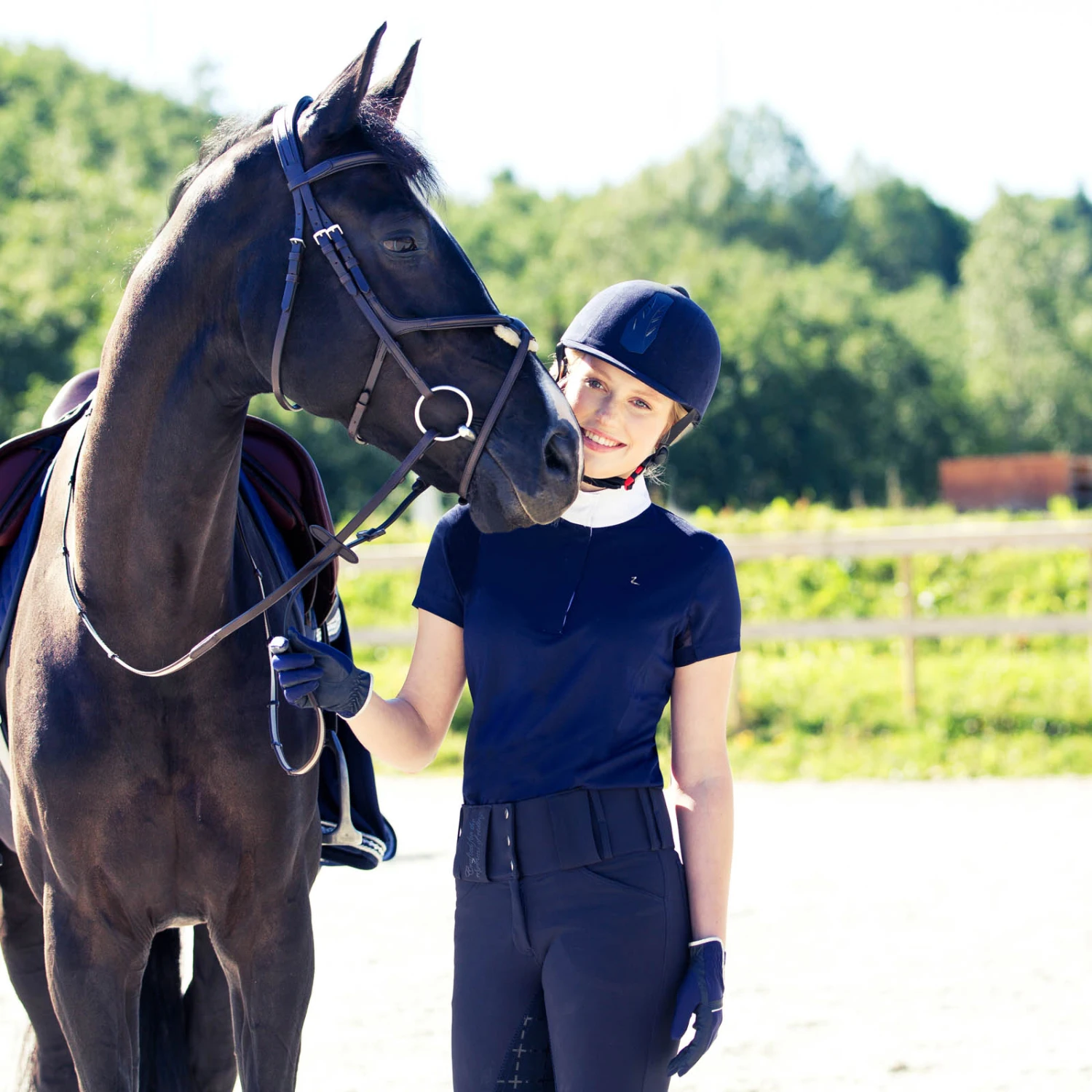 Horze Blaire Kurzarm-Funktions-Turniershirt 15 Horze Blaire Kurzarm-Funktions-Turniershirt - Image 13