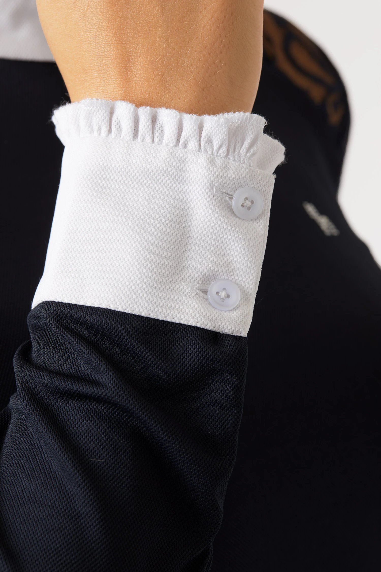 Horze Sylvie Damen Langarm-Turniershirt Mit Spitze 9 Horze Sylvie Damen Langarm-Turniershirt Mit Spitze - Image 7