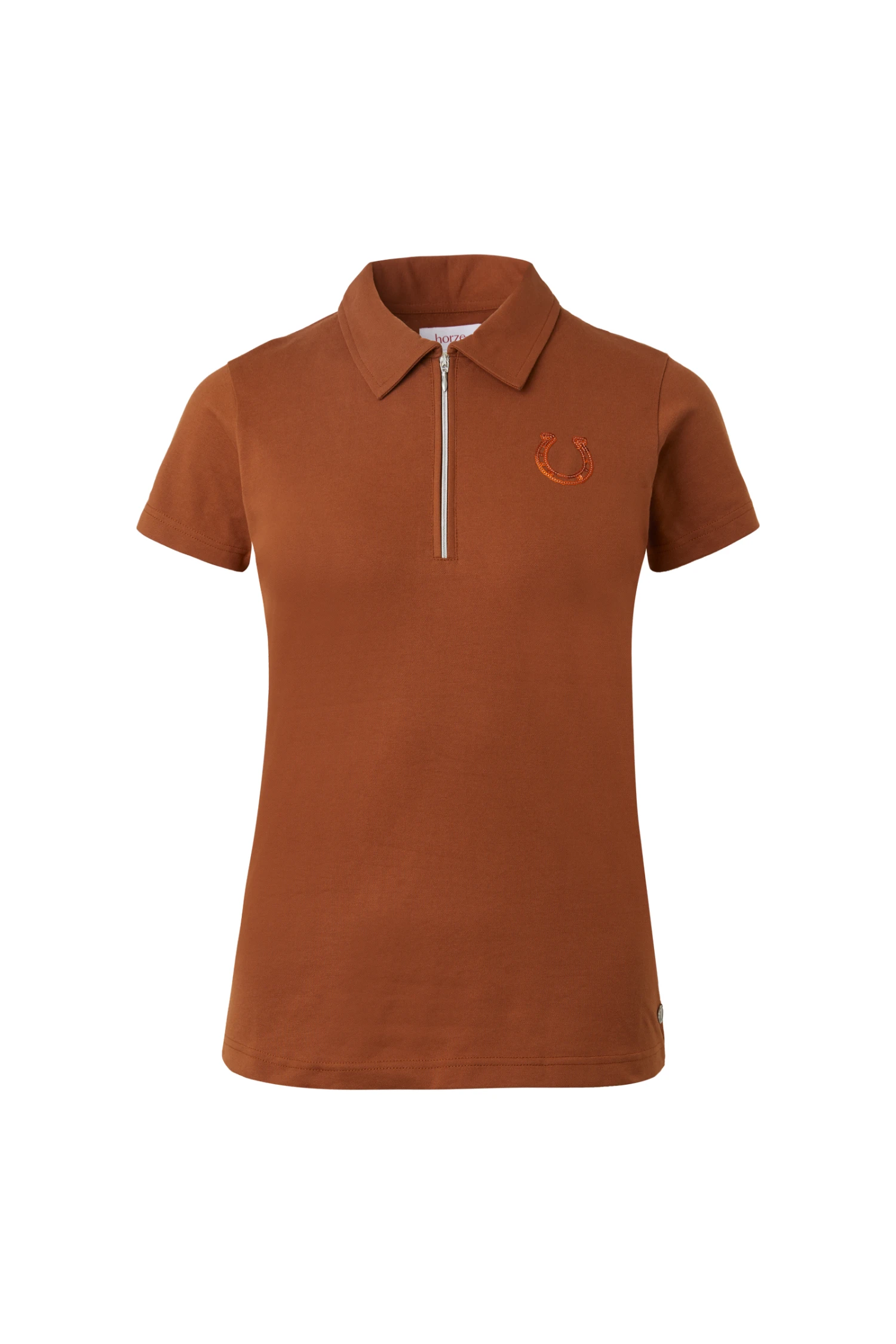Horze Amy Damen Kurzarm-Poloshirt Mit Baumwollstretch 11 Horze Amy Damen Kurzarm-Poloshirt Mit Baumwollstretch - Image 9