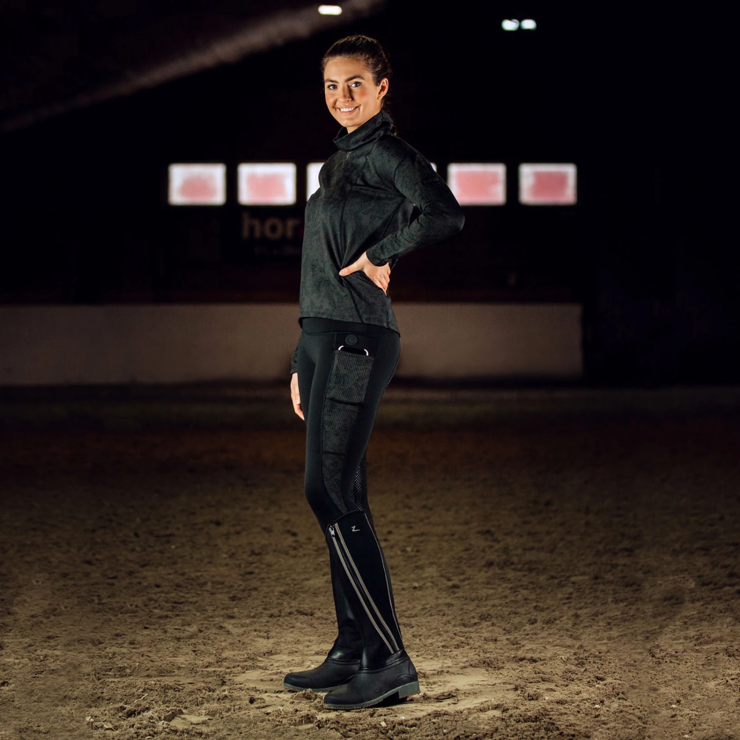 Horze Ramona Damen Funktionssweatshirt 6 Horze Ramona Damen Funktionssweatshirt - Image 4