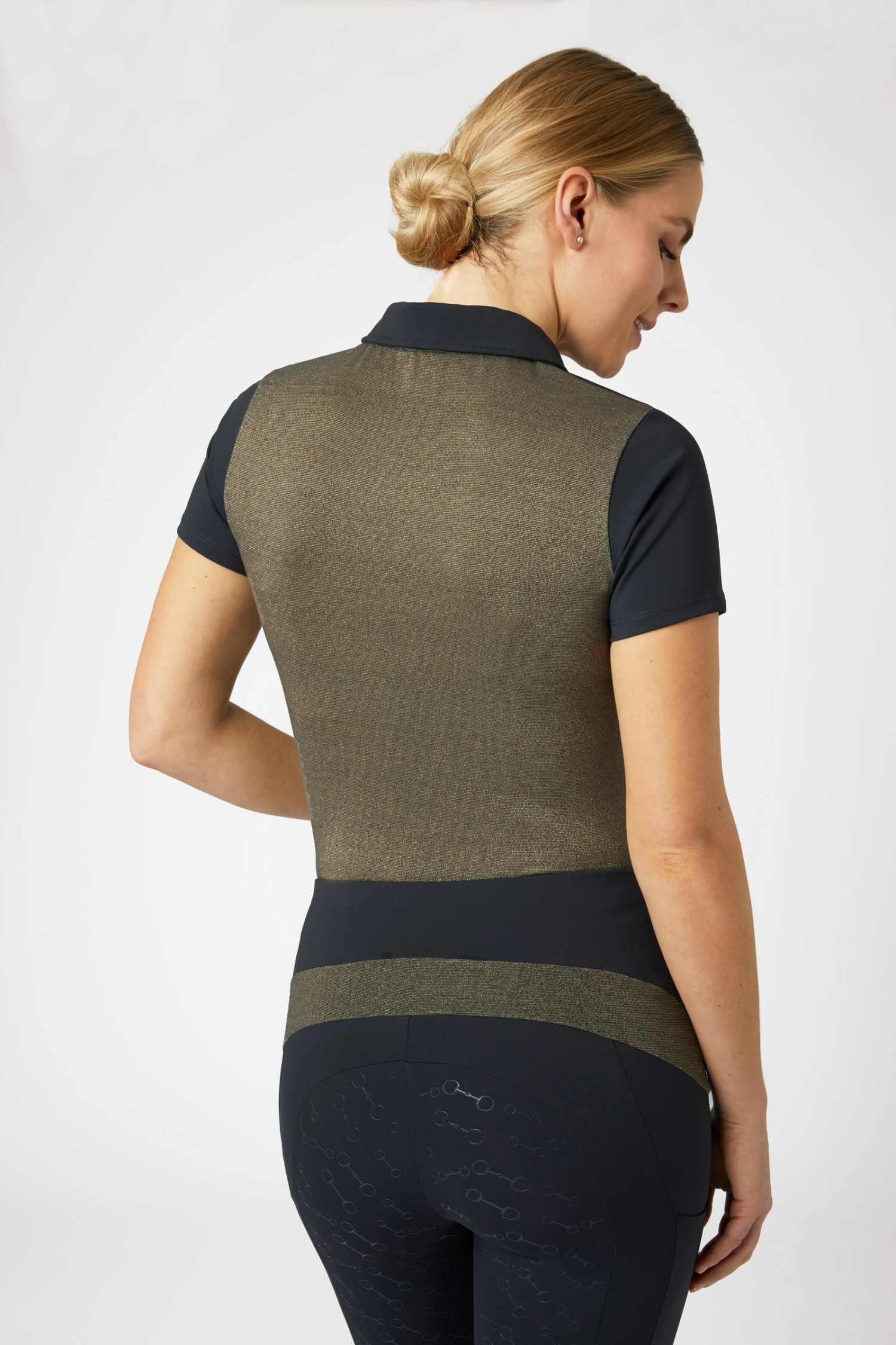 Horze Sagira Damen Trainingshirt Mit Goldener Rückseite 18 Horze Sagira Damen Trainingshirt Mit Goldener Rückseite - Image 16