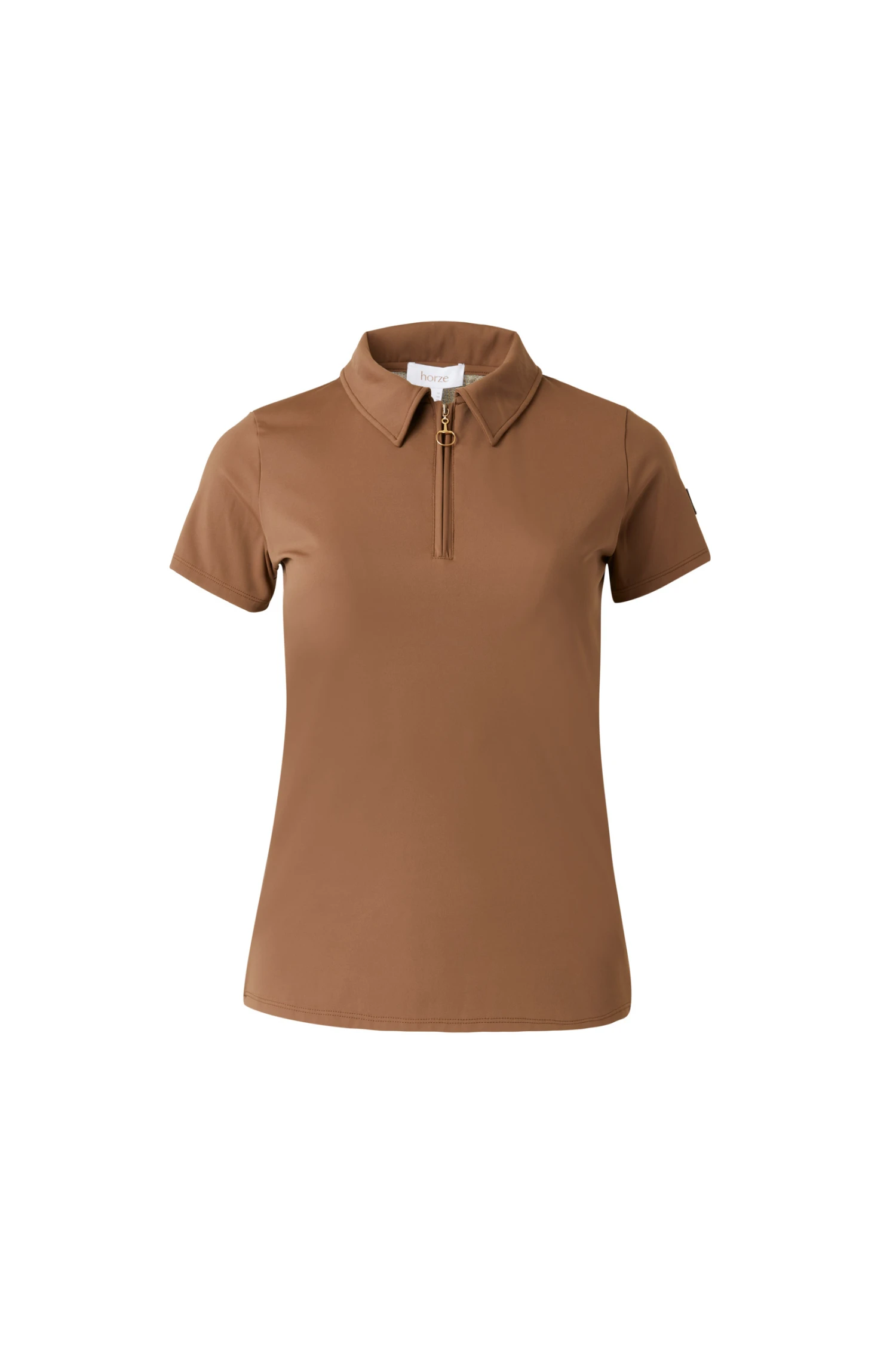 Horze Sagira Damen Trainingshirt Mit Goldener Rückseite 3 Horze Sagira Damen Trainingshirt Mit Goldener Rückseite