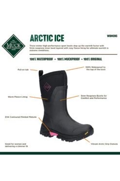 Muck Boot Ladies Arctic Ice AG Tall 32 Muck Boot Ladies Arctic Ice AG Tall -MOUNTAIN HORSE || Ariat || Pikeur Verkäufe 335788 BL PI 8