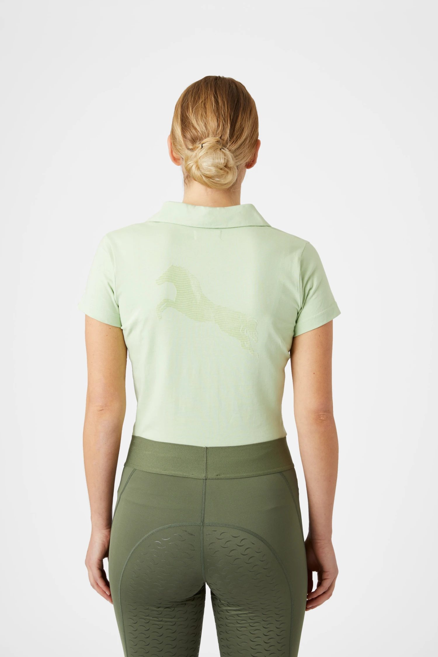 Horze Kia Damen Jersey Poloshirt Mit Rückenprint 7 Horze Kia Damen Jersey Poloshirt Mit Rückenprint - Image 5