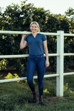 Horze Kia Damen Jersey Poloshirt Mit Rückenprint 39 Horze Kia Damen Jersey Poloshirt Mit Rückenprint -MOUNTAIN HORSE || Ariat || Pikeur Verkäufe 33579 RPB 9