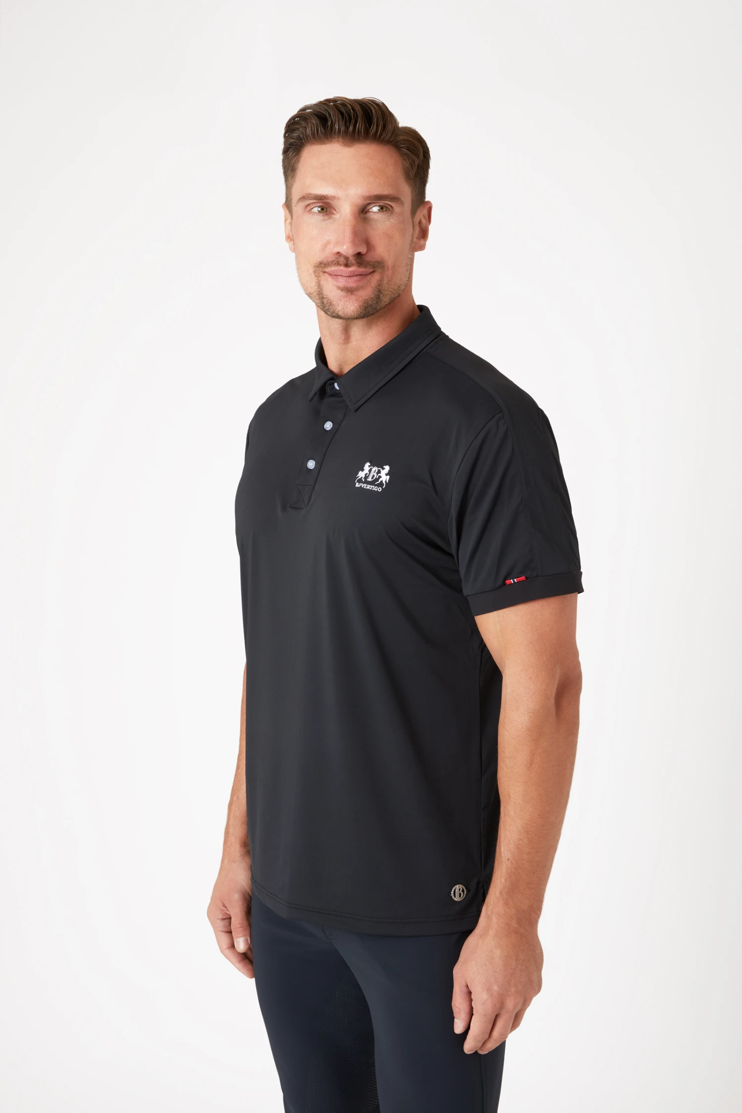 B Vertigo Flynn Herren Funktions Polo Shirt 4 B Vertigo Flynn Herren Funktions Polo Shirt - Image 2