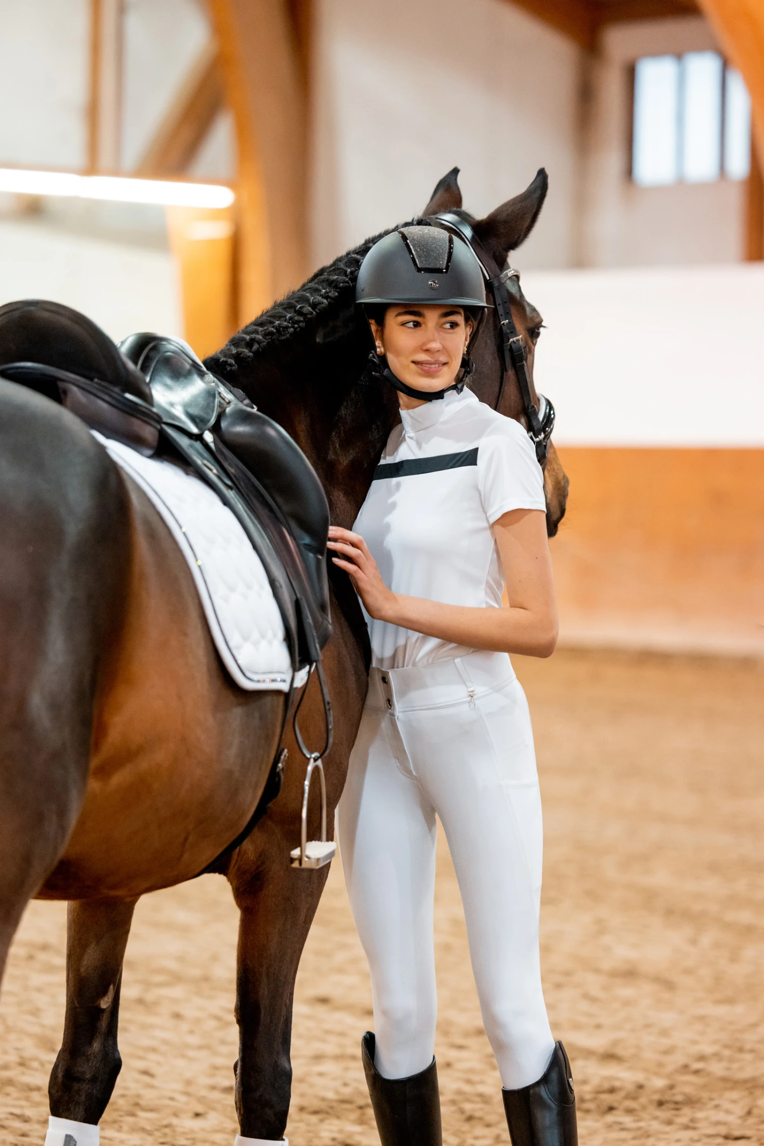 Horze Kendra Damen Turniershirt Mit Mesh 17 Horze Kendra Damen Turniershirt Mit Mesh - Image 15