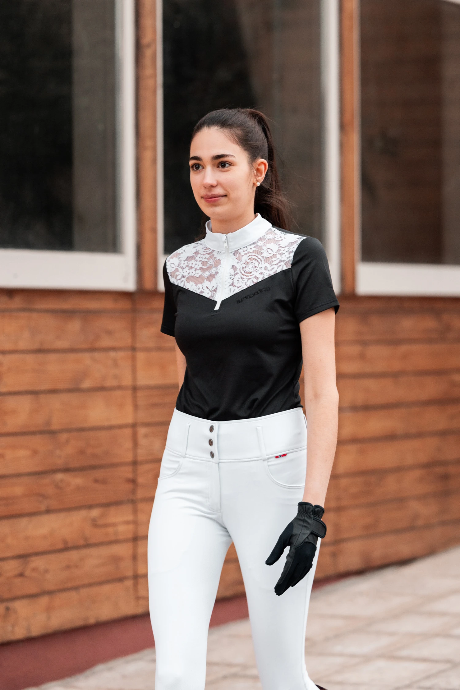 B Vertigo Kayla Damen Tuniershirt Mit Spitze 8 B Vertigo Kayla Damen Tuniershirt Mit Spitze - Image 6