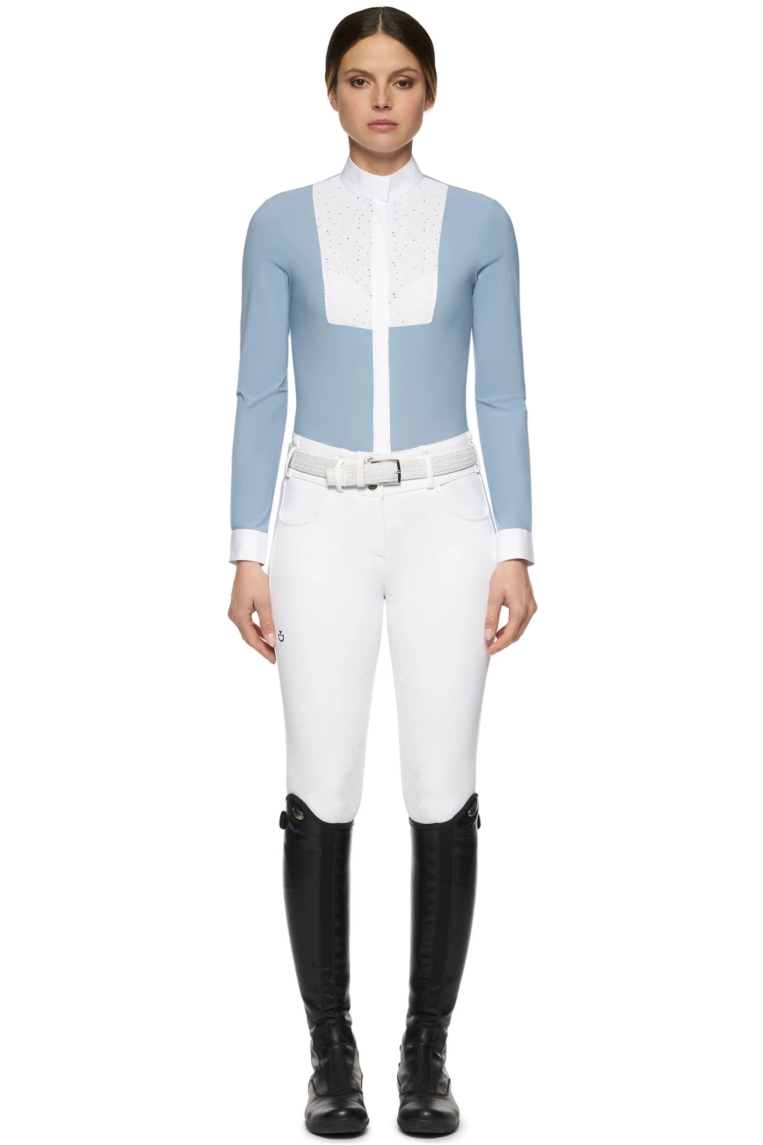 Cavalleria Toscana Damen Turnier Langarmshirt Mit Latz 4 Cavalleria Toscana Damen Turnier Langarmshirt Mit Latz - Image 2