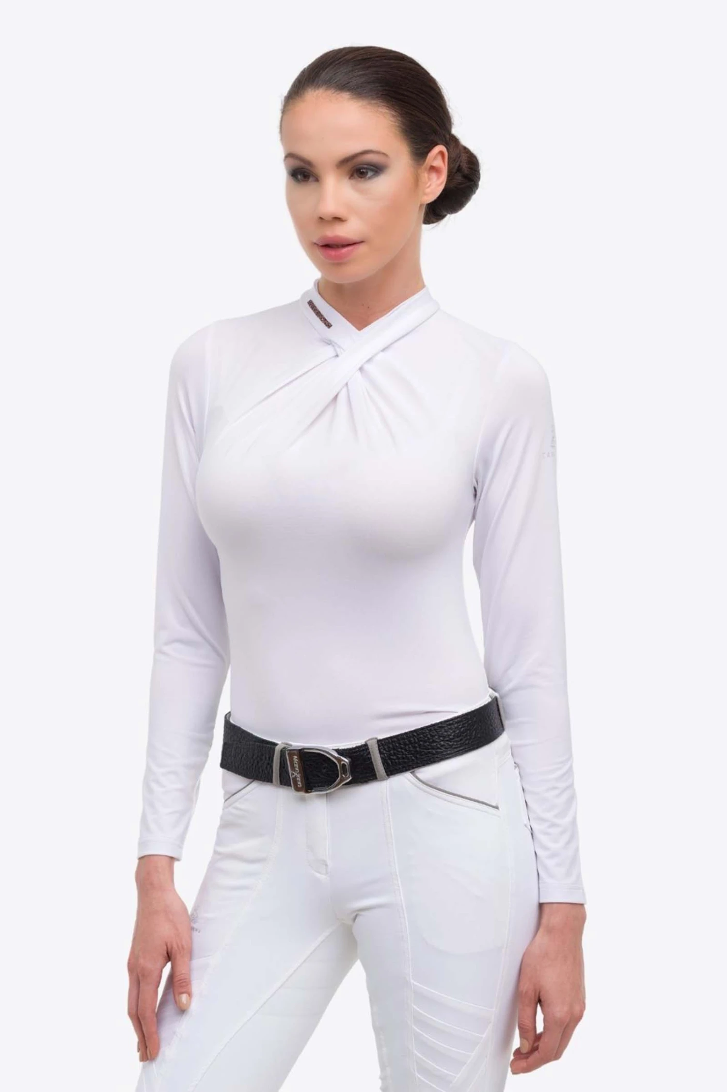 Cavalliera Rose Gold Chic Damen Langarm Turniershirt 3 Cavalliera Rose Gold Chic Damen Langarm Turniershirt