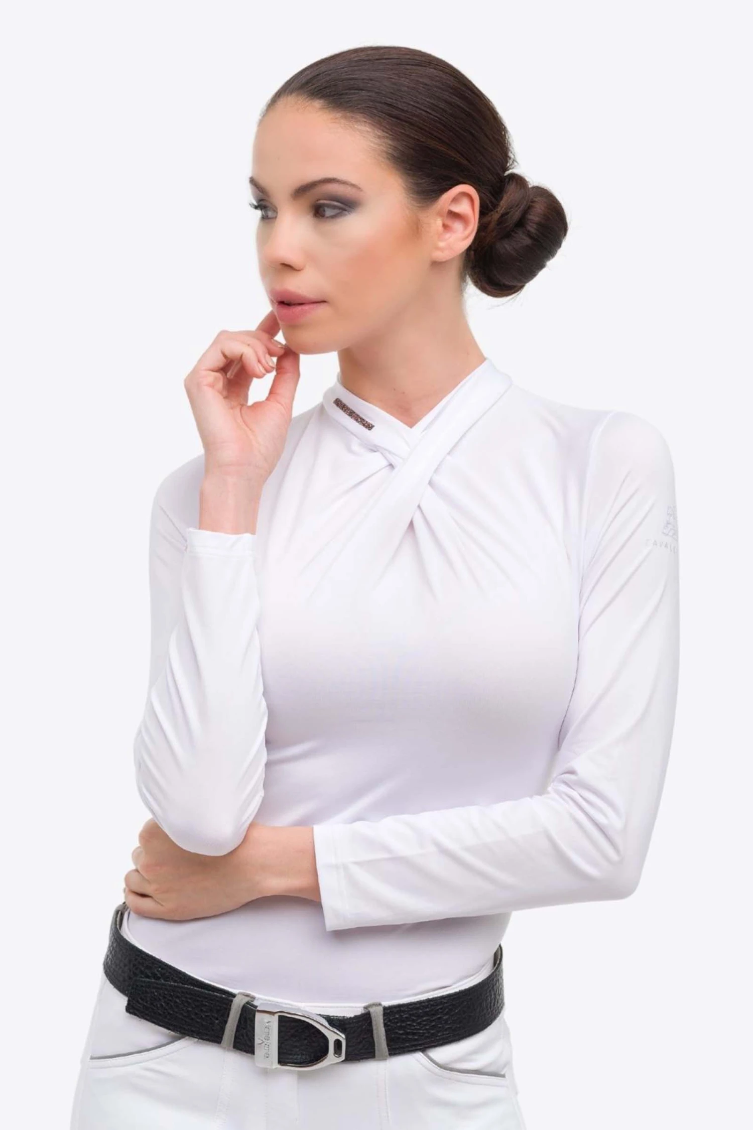 Cavalliera Rose Gold Chic Damen Langarm Turniershirt 7 Cavalliera Rose Gold Chic Damen Langarm Turniershirt - Image 5