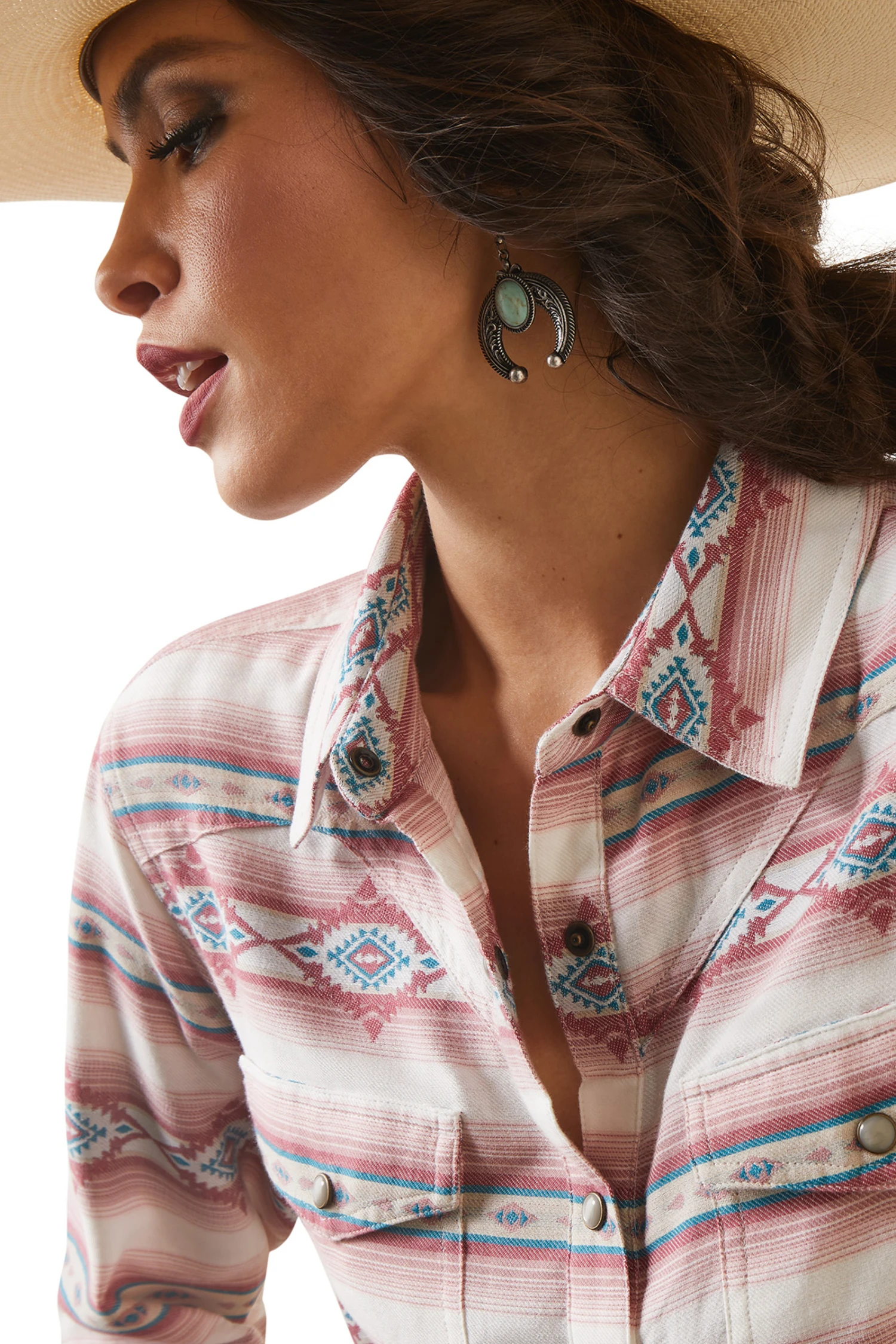 Ariat Kaycee Classic Damen Langarm Shirt 5 Ariat Kaycee Classic Damen Langarm Shirt - Image 3