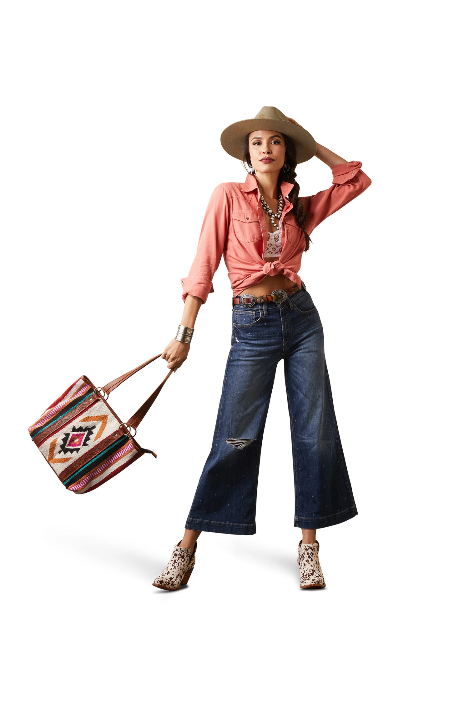 Ariat Real Jurlington Snap Damen Langarmshirt 7 Ariat Real Jurlington Snap Damen Langarmshirt - Image 5