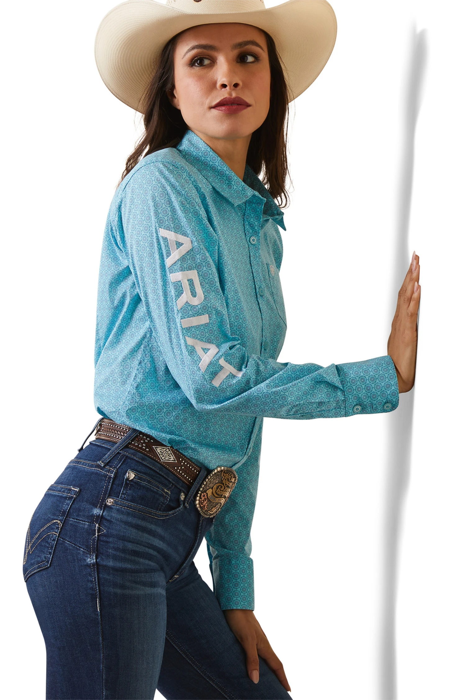 Ariat Team Kirby Damen Stretch Longsleeve Shirt 12 Ariat Team Kirby Damen Stretch Longsleeve Shirt - Image 10