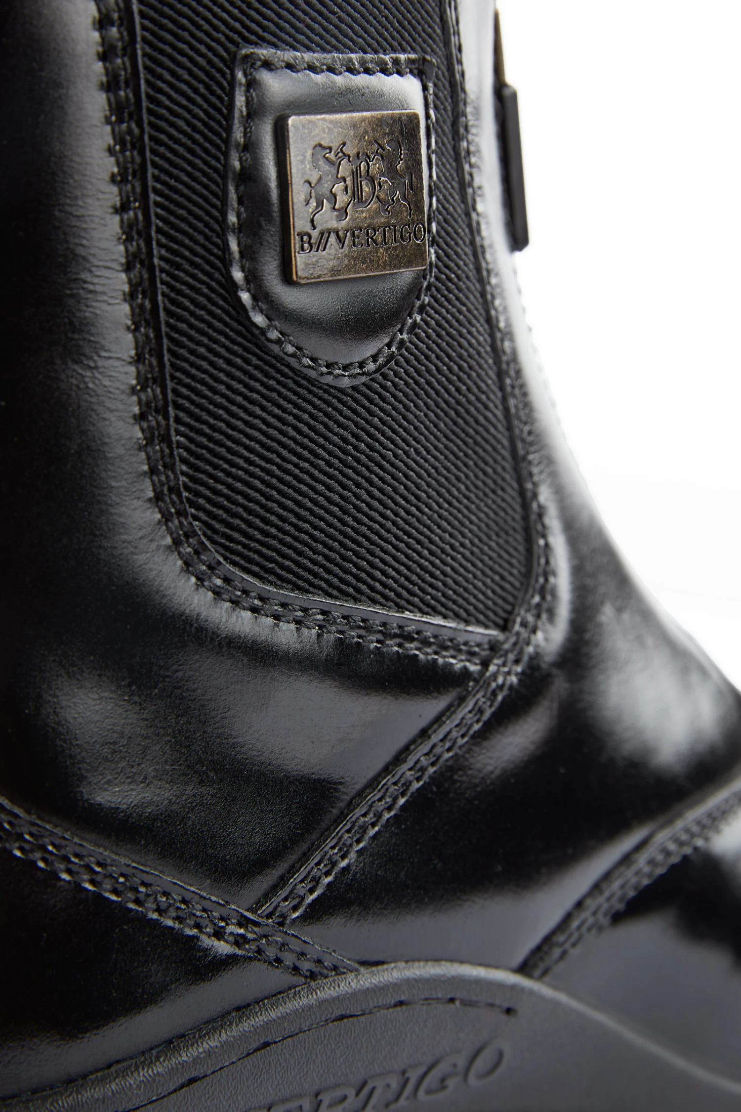 B Vertigo Saturn Damen Lederreitstiefeletten Mit Reißverschluss 8 B Vertigo Saturn Damen Lederreitstiefeletten Mit Reißverschluss - Image 6