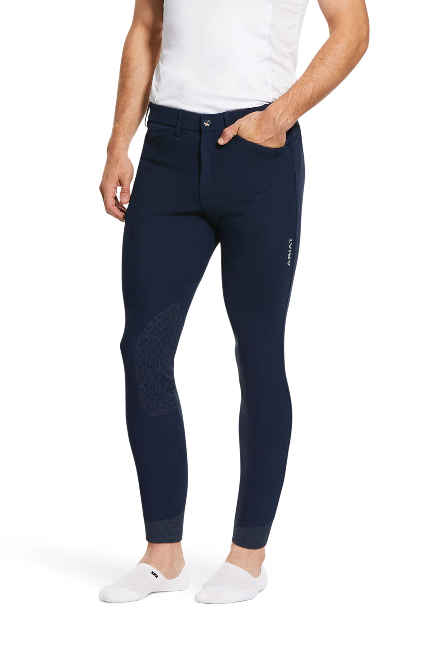 Ariat Tri Factor Grip Herren Reithose Mit Kniebesatz 4 Ariat Tri Factor Grip Herren Reithose Mit Kniebesatz - Image 2